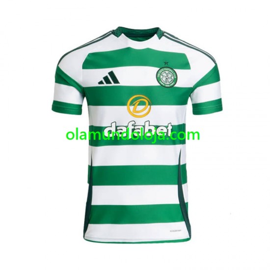Camisola Celtic Homem Equipamento Primeiro 2024-2025 Manga Curta